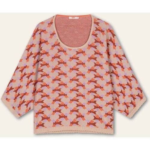 Oilily Katika Gebreide Top- maatS Living Coral