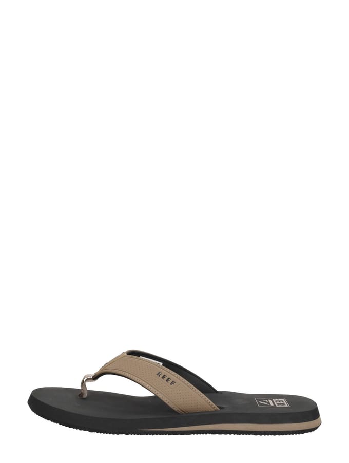 Reef The Layback black/Tan Heren Slippers - Zwart/Cognac - Maat 42