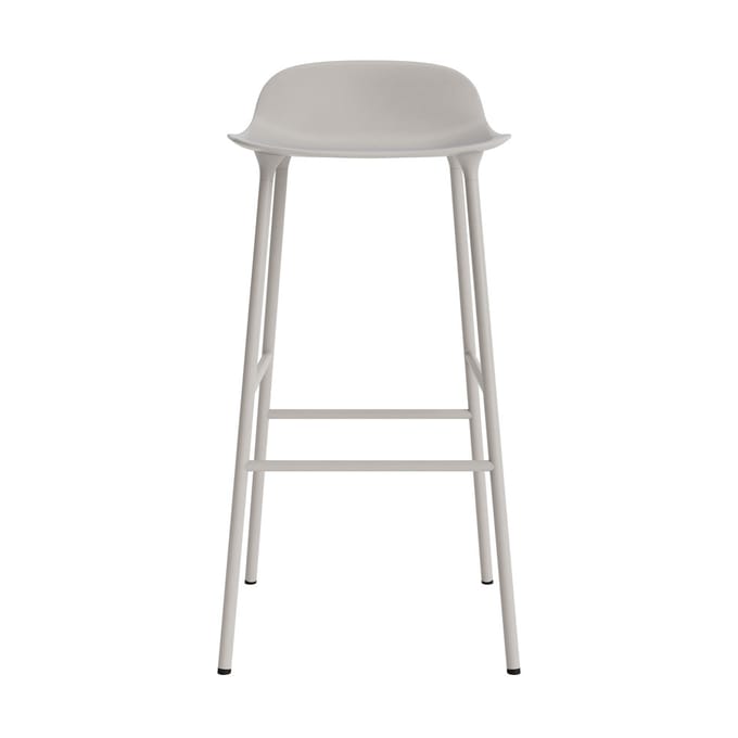Normann Copenhagen Form barkruk met metalen frame - NormannCopenhagenFormCream - 75 cm