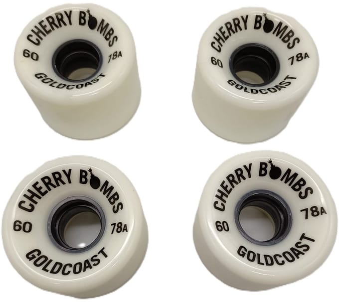 Goldcoast Cherry Bombs 60 mm 78A Cruiser Longboard wielen Wit