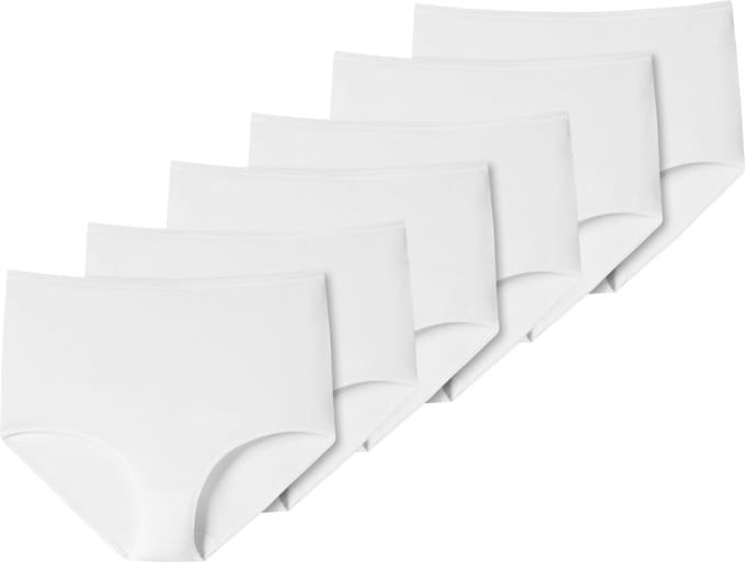 Schiesser Dames maxi slip 6 pack 95/5 cotton