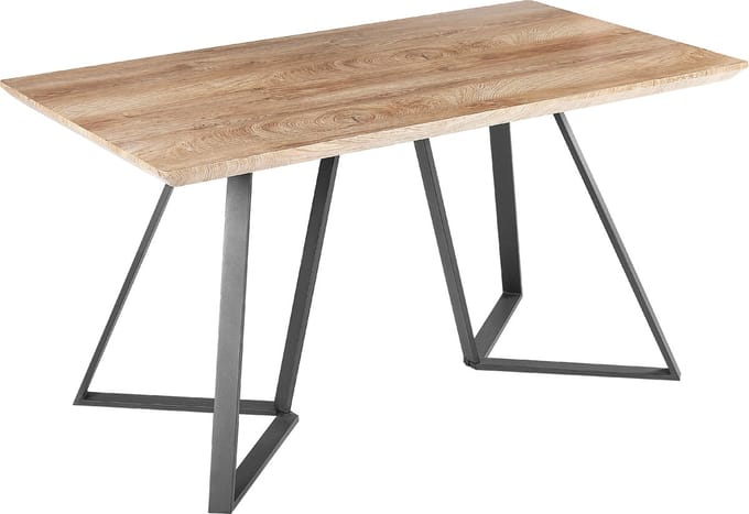 UPTON - Eettafel - Lichte houtkleur - MDF