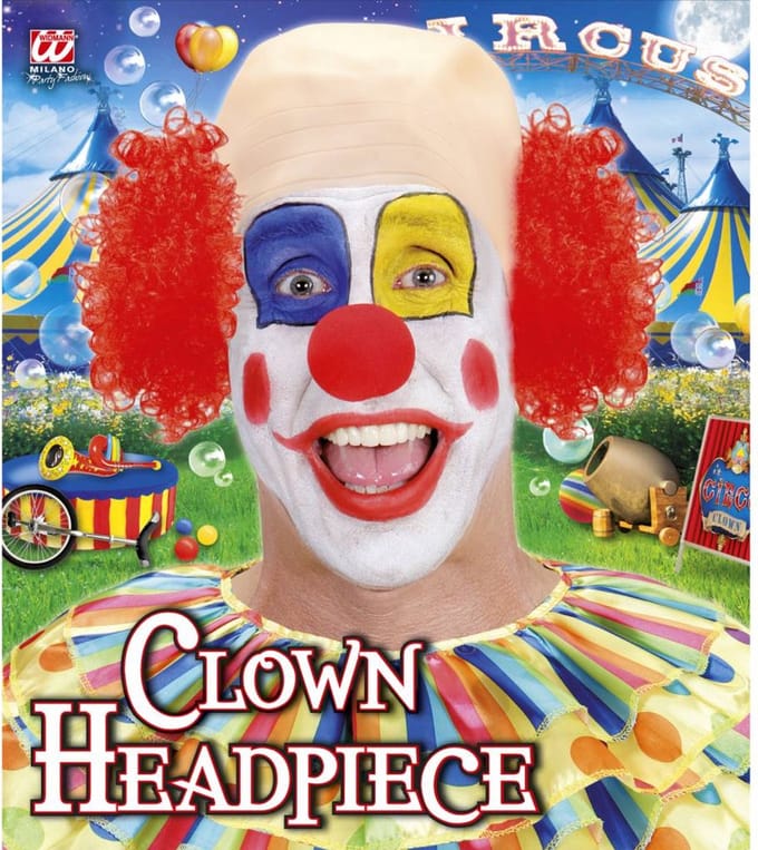 Hoofdstuk Clown Met Rood Haar | One Size