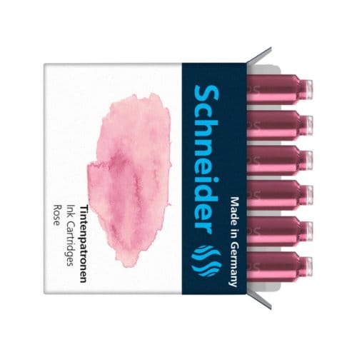 Schneider inktpatronen - pastel Roze - doos 6 stuks - S-166129