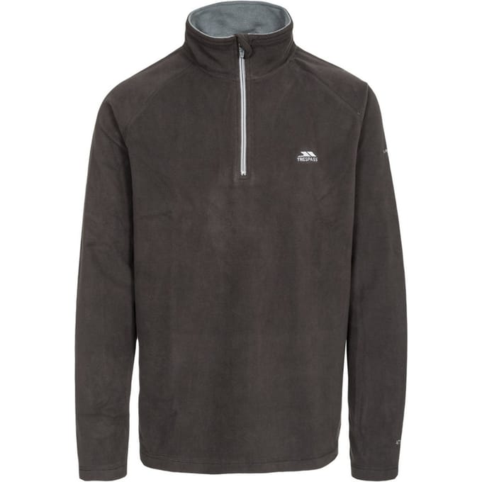 Trespass - Heren Blackford Microfleece (Zwart)