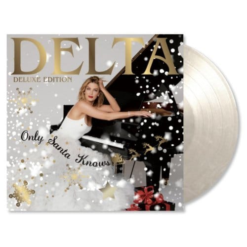 Only Santa Knows Deluxe Edition -Snowy White Marbled Vinyl- - Delta Goodrem