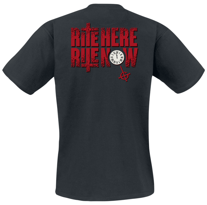 Ghost T-shirt - Rite Here With Title Back - S tot L - voor Mannen - zwart