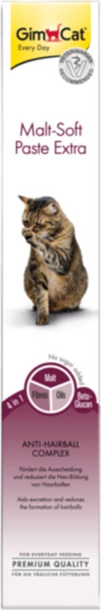 GimCat Pasta Malt-Soft Extra - 5 x 100 gr - Voordeelverpakking