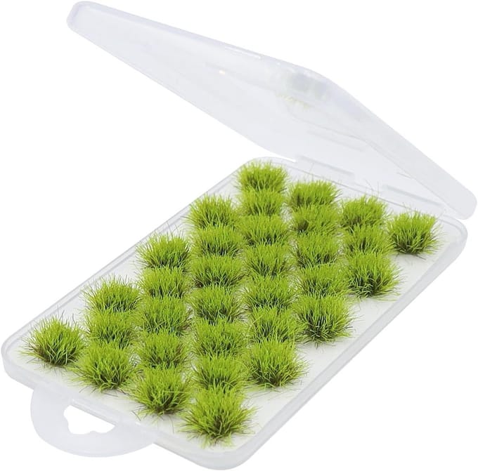 Natuurlijke Static Grass Tufts voor Landschapsbouw, Modelbouw en Diorama's - 1 verpakking