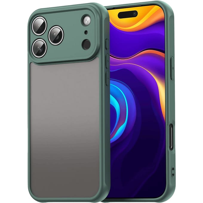 Mocaa Apple iPhone 17 Pro Slim Anti-Shock Hoesje Groen