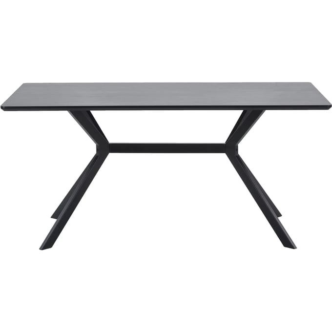 WOOOD Bruno Eettafel - Mdf - Zwart - 160x90