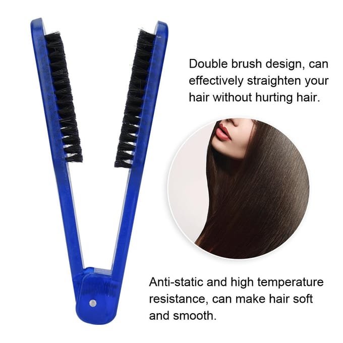 Haar Stijltang Multiplex Kam Stijltang Styling Kam Kappersgereedschap (Blauw) rood
