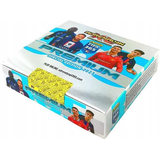 Fifa 365 2023 premium box 100 voetbal kaarten 10 zakjes 10 kaarten limited