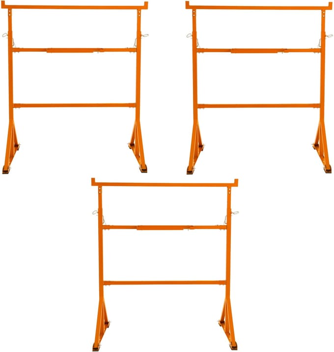 Metsersschraag - x 3 - oranje - 200 kg draagvermogen