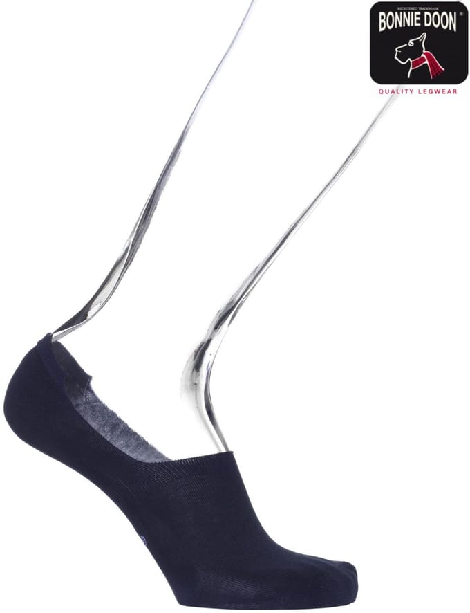 Bonnie Doon - Heren - Basic Sneaker Footie - Blauw - maat 40-46
