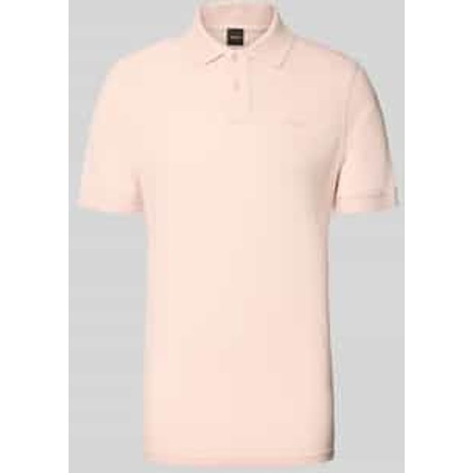 BOSS Orange Prime 2-knoops poloshirt roze