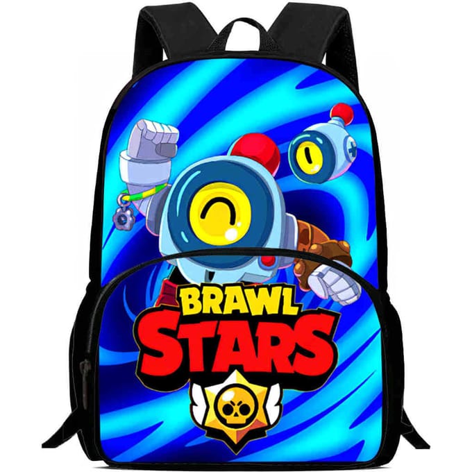 Brawl Stars Schooltas Hoge Definitie Print Multi-Functioneel Lichtgewicht Rugzak