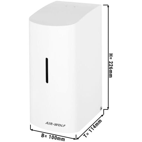 AIR-WOLF WC-brilreiniger met sensor - 500 ml - RVS Wit