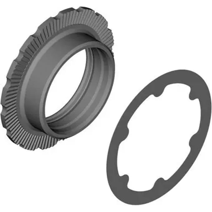 Borgring en sluitring Shimano FC-M9100 (x2)