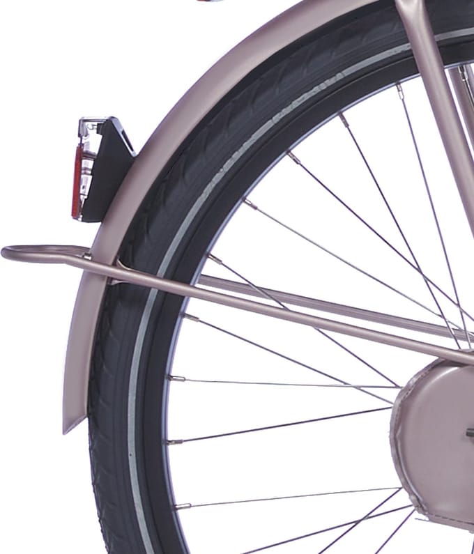 Cortina Spatbord achter 26 U4 brilliant silver matt