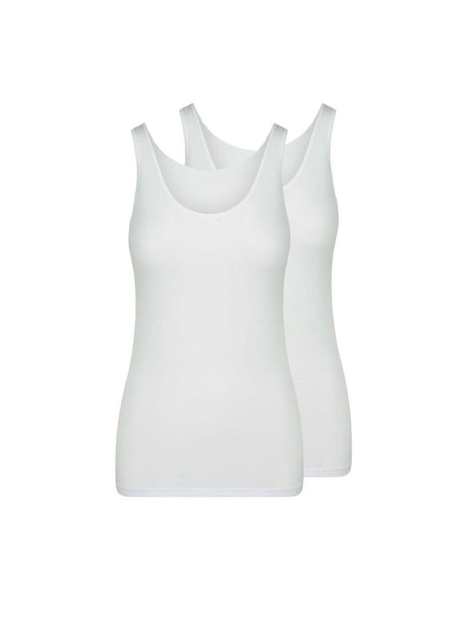 RJ Everyday 2-Pck Domburg Dames Shirt Wit XXL