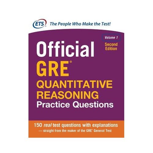 Official Gre Quantitative Reasoning Practice Questions, Second Edition, Volume 1 - Educational Testing Service