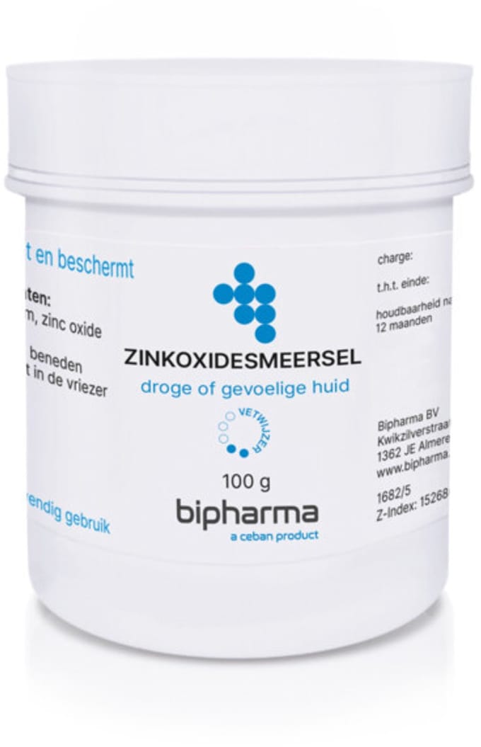 Zinkoxidesmeersel zinkolie