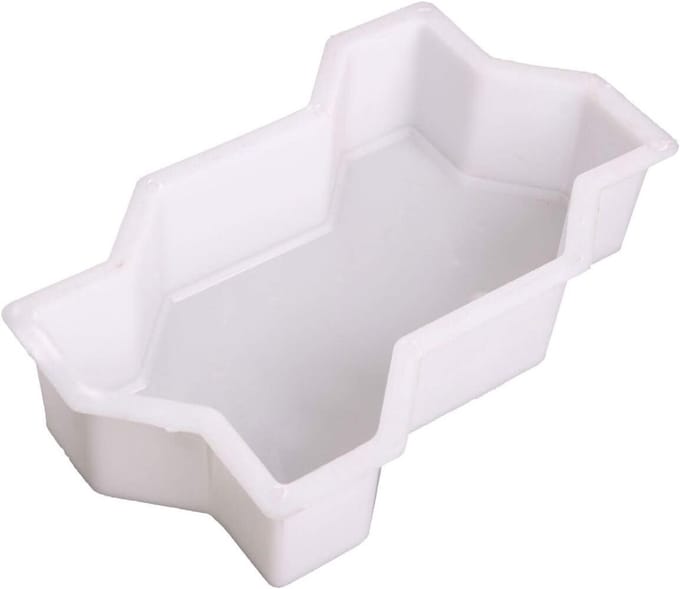 Beton Mal - Pad Maker - Tuin Decoratie - Herbruikbaar Plastic - 24x13x6 cm - Zwart