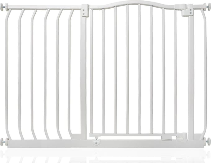 Safetots Klemhekje met Gebogen Bovenkant, 98cm - 107cm, Mat Wit