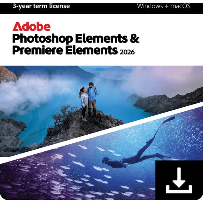 Adobe Photoshop & Premiere Elements 2026 EDU
