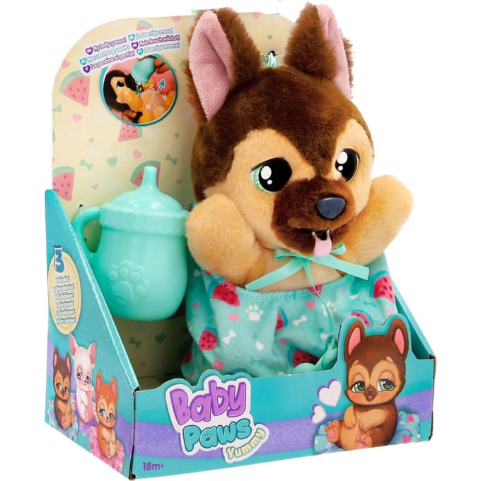 Baby Paws Yummy Duitse Herder - Interactieve pluchen knuffel