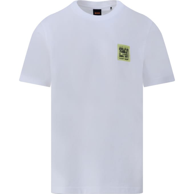 Boss Heren T-Shirt Wit 50561872/100 Te Movement