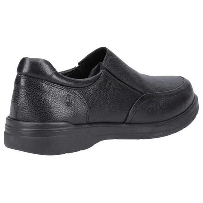 Hush Puppies Heren Matthew Leren Instappers (Zwart)