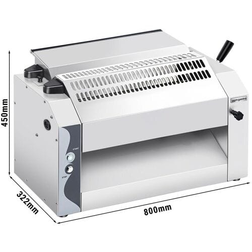 GGM Gastro Teigausroller - für 520mm Pasta- & Pizzateig - Teigdicke 0 bis 10mm
