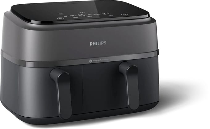 Philips 3000 series - Dual Basket Airfryer - NA350/00 - 9L