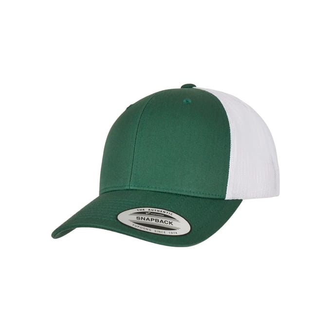 Urban Classics - Retro 2Tone Trucker pet - Groen/Wit