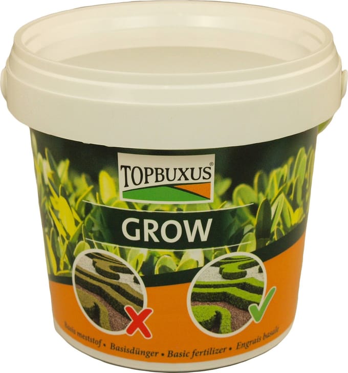 """TOPBUXUS GROW 500gr voor 10m2 Buxus, geen gele blaadjes"""