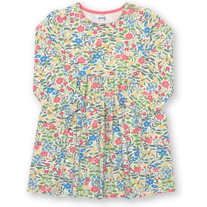 Meisjesjurk met lange mouwen Kite Secret Garden