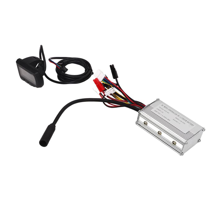 Elektrische Fiets Ombouwset met 15A Controller EN06 Paneel Duimgas Sensor voor 36V 48V 250W gray