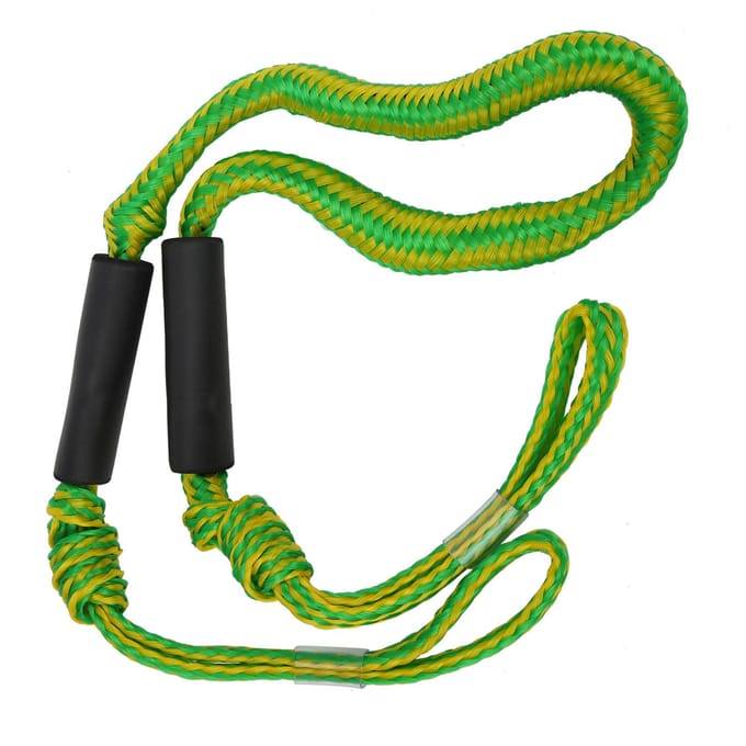 126cm Elastisch Kade Touw Dok Lijnen Rekbaar Nylon Afmeerlijn Marine Boot Bungee Touw black