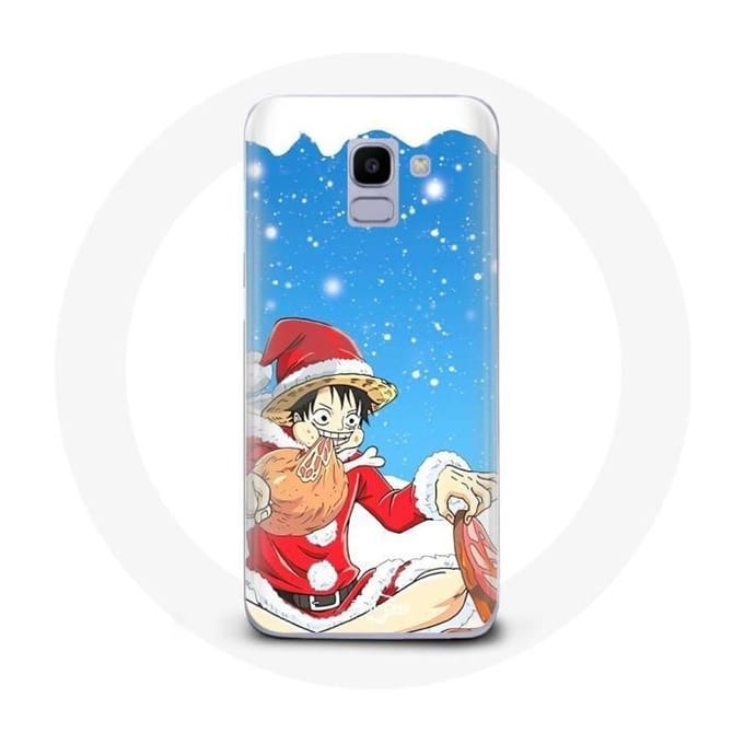Coque pour Samsung Galaxy J6 2018 Anime One Piece Luffy Le jour de Noël 2023