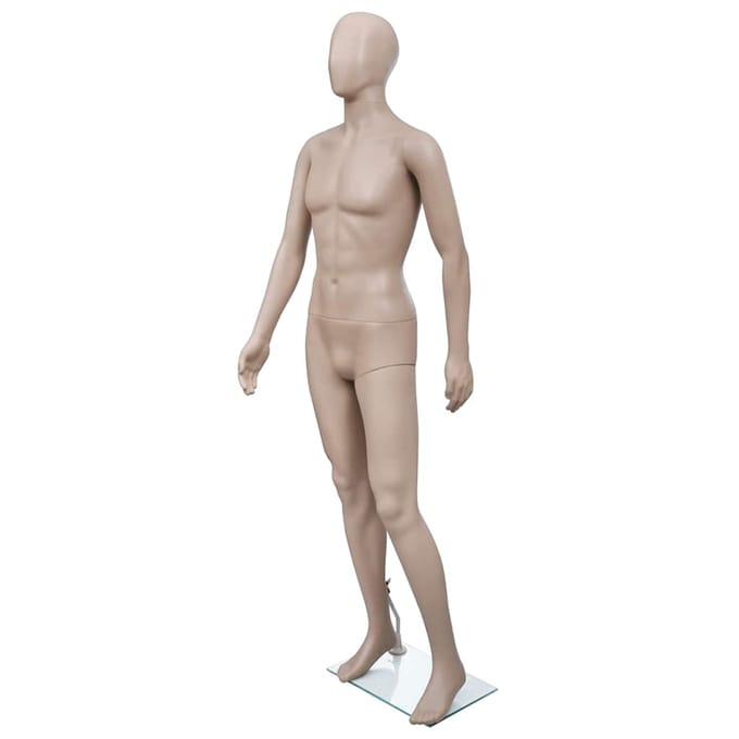 vidaXL - Etalagepop - man - rond - hoofd