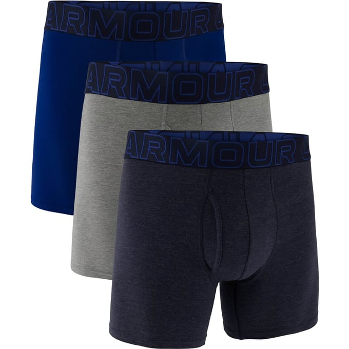 Under Armour Ua Performance Cotton - Solid 6 In 3Pk Boxershorts