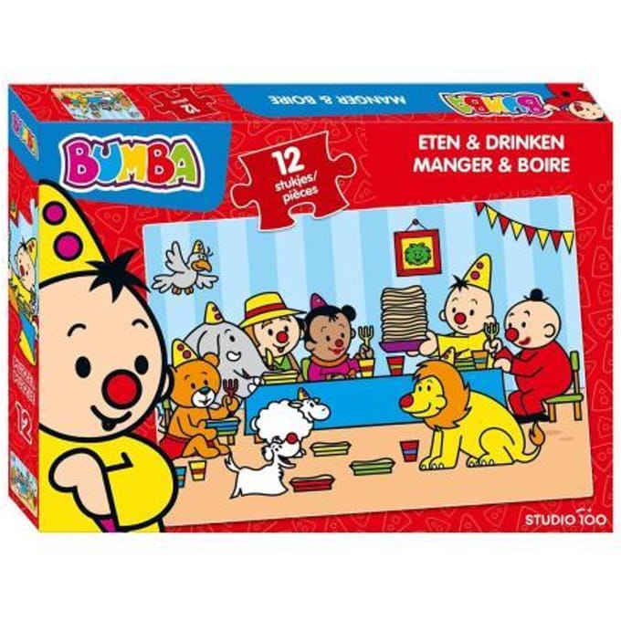 Studio 100 Bumba puzzel 12 stukjes - Eten & Drinken Kinderpuzzels