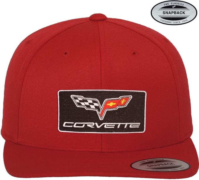 Corvette Cap C6 Patch Premium Snapback-pet GM-91-CORV9903-CB65