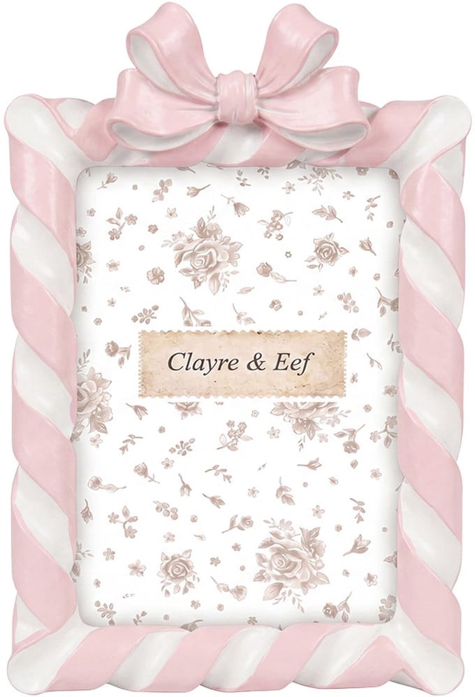 Clayre & Eef Fotolijst Roze Kunststof