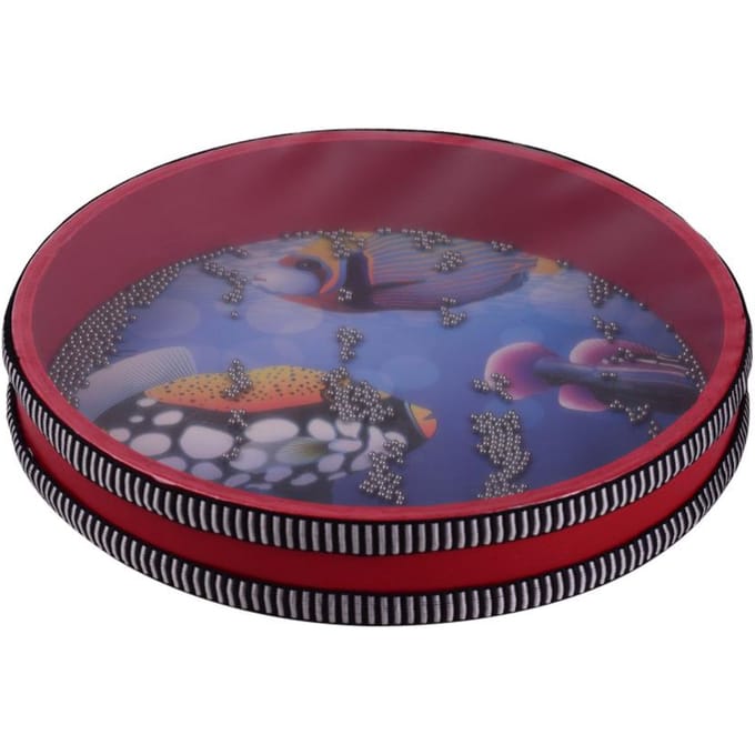 10 '' massief houten oceaantrommel Sea Wave Frame Drum muzikaal speelgoed