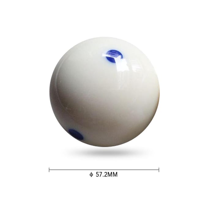 Biljart oefen trainings keu bal 57.2mm standaard pool biljart keu bal met 6 blauwe stippen gray