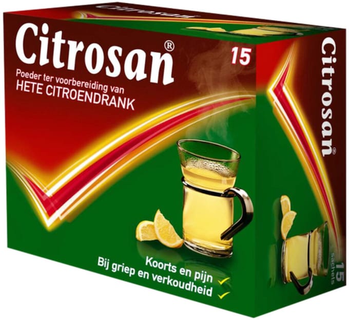 Citrosan Hete Citroendrank - 2 x 15 sachets