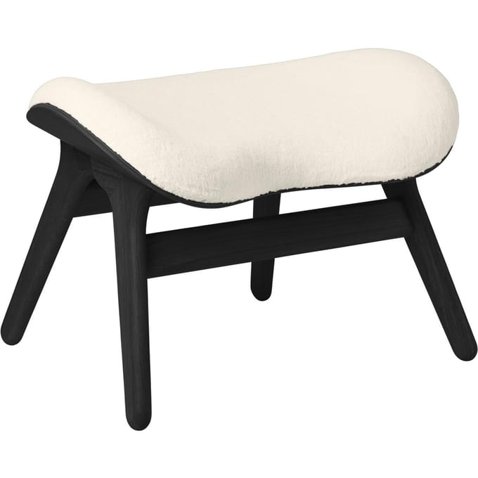 UMAGE A Conversation Piece Ottoman - eiken zwart - knuffelwit
